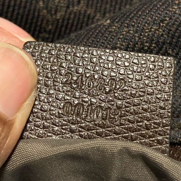 Authentic Gucci Canvas Hobo Bag - Picture 3 of 8